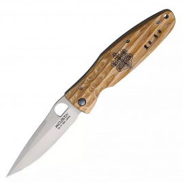 Нож складной Mcusta Toyotomi Hideyoshi MC-0182, 94 мм, желтый