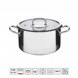 Кастрюля Kolimax Ideal 164032, 22 см, 4,5 л, стальной