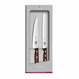 Набор из 2 кухонных ножей Victorinox Rosewood 5.1020.21G, палисандр