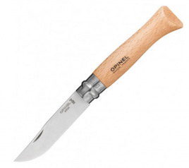 Нож складной Opinel 9 Tradition Inox 001254, 90 мм, бук