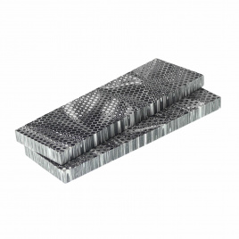 G10 Honeycomb duralum лист 22.11.069, 120х40х8, серый