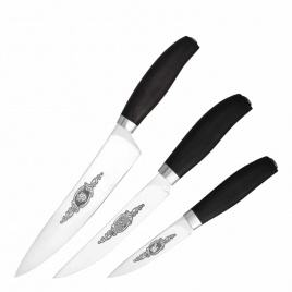 Набор из 3 кухонных ножей АиР Поварской-3 100Х13М, текстолит