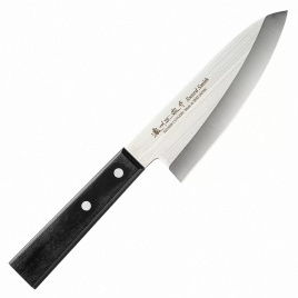 Нож кухонный деба Satake Black Pakka Wood 801-836, 150 мм,  палисандр