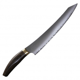 Нож кухонный слайсер Suncraft Elegancia KSK-03, 250 мм,  палисандр