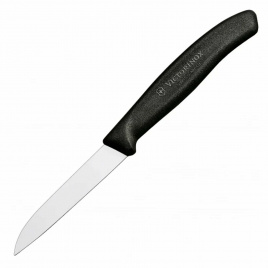 Нож кухонный овощной Victorinox 6.7403, 85 мм, черный