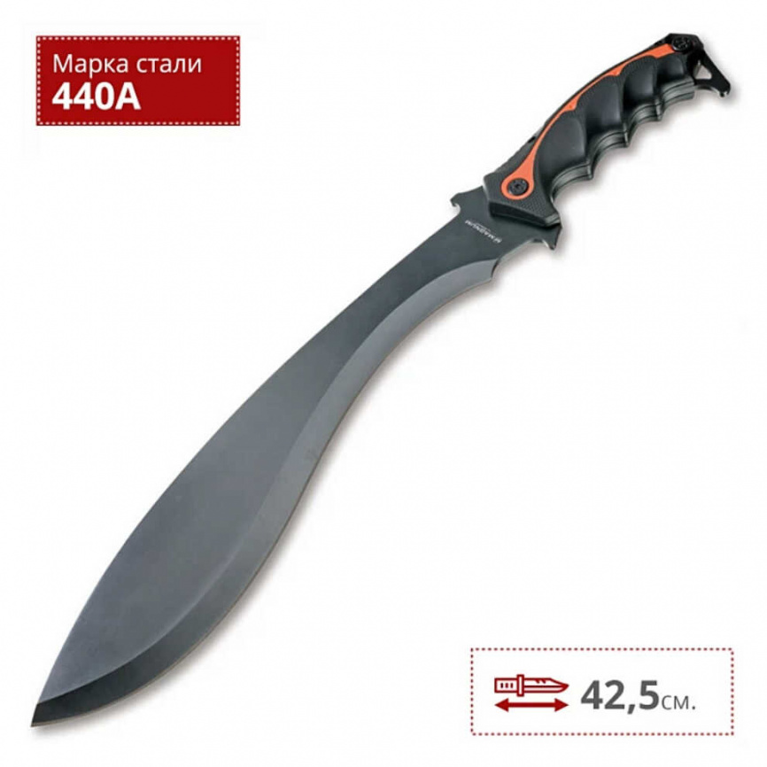 Мачете BOKER Chainsaw Backup Machete 02RY690, 300 мм, kraton фото 3