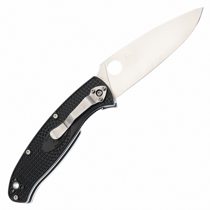 Нож складной  Spyderco Resilience 142PBK, 108 мм, чёрный фото 2