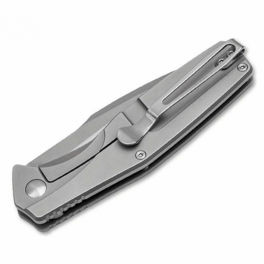 Нож складной Boker The Milled One 01SC083, 86 мм, серый фото 2