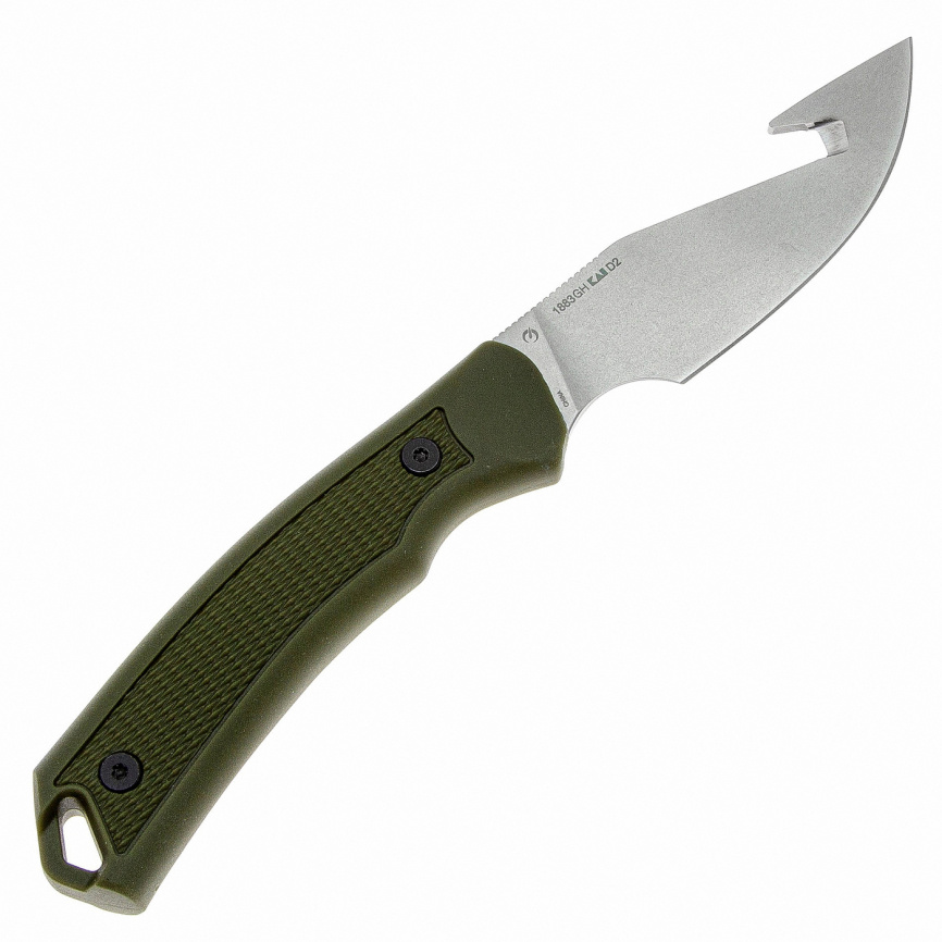 Нож туристический Kershaw Deschutes Skinner Gut Hook 1883GH, 99 мм, зеленый фото 2