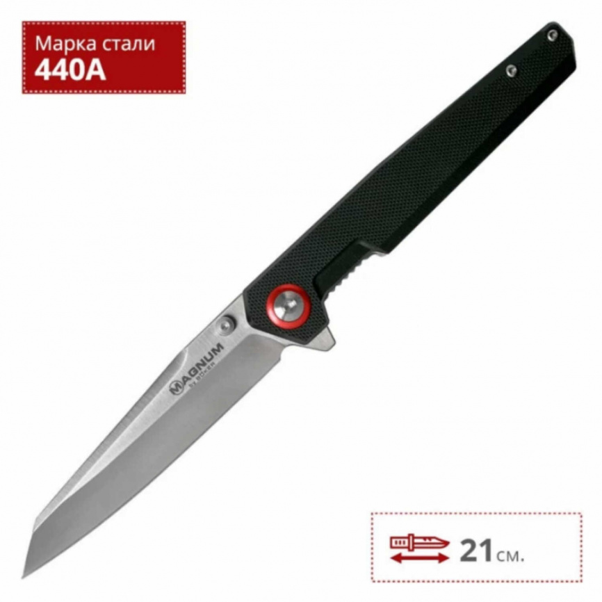 Нож складной Boker Brachyptera 01SC076, 90 мм, чёрный фото 5