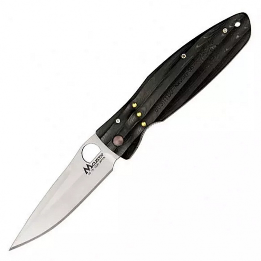 Нож складной Mcusta Nobunaga Oda MC-0181, 94 мм, черный фото 1