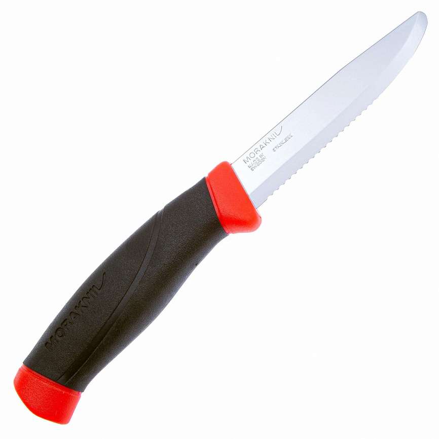 Нож разделочный Morakniv Companion F Rescue 11828, 100 мм, красный фото 2