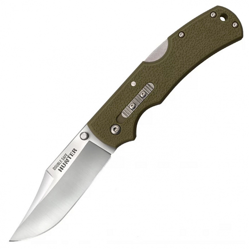 Нож складной Cold Steel 23JC Double Safe Hunter, 89 мм, зелёный фото 1