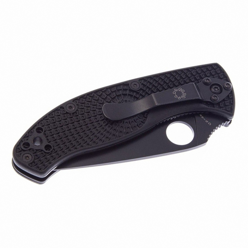 Нож складной Spyderco Tenacious Lightweight 122PSBBK, 86 мм, черный фото 4