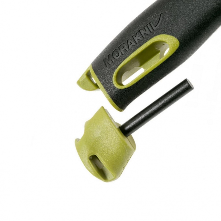 Нож разделочный Morakniv Companion Spark Green 13570, 100 мм, зеленый фото 4