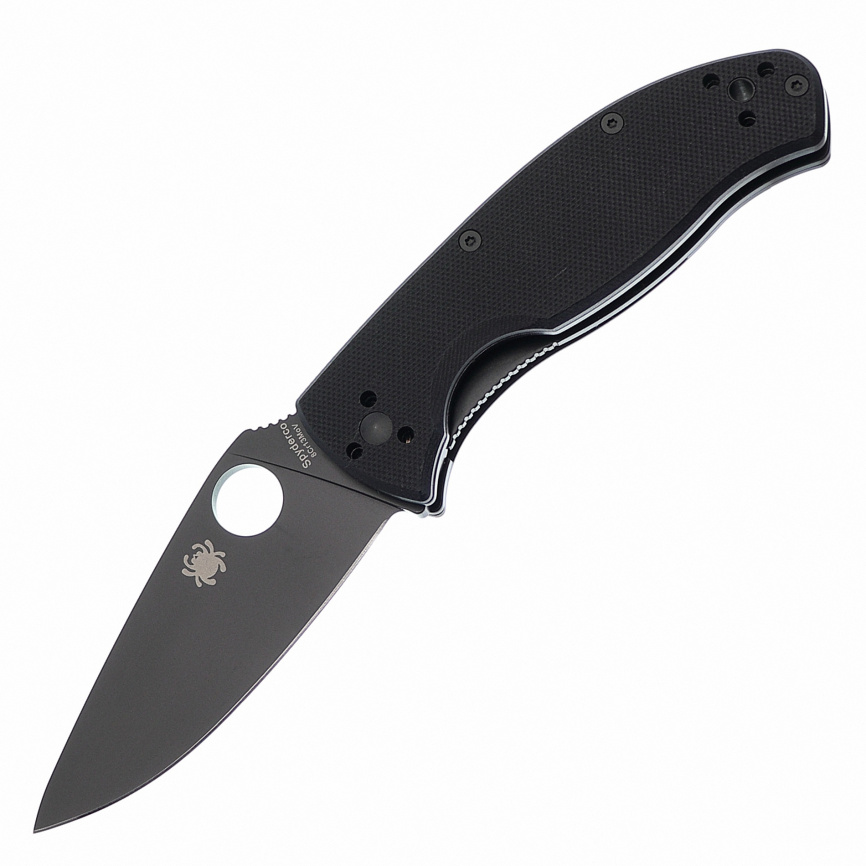Нож складной Spyderco Tenacious Lightweight 122PBBK, 86 мм, черный фото 1