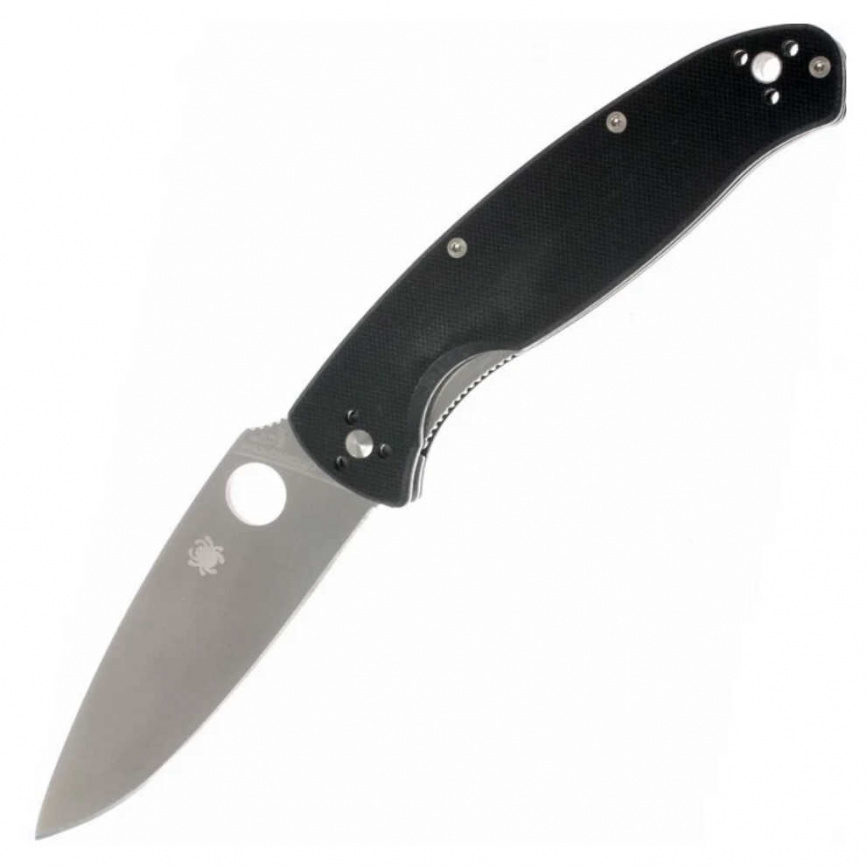 Нож складной  Spyderco Resilience 142GP, 108 мм, чёрный фото 1