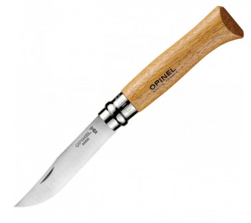 Нож складной Opinel 8 Tradition Inox 002021, 85 мм, дуб фото 1
