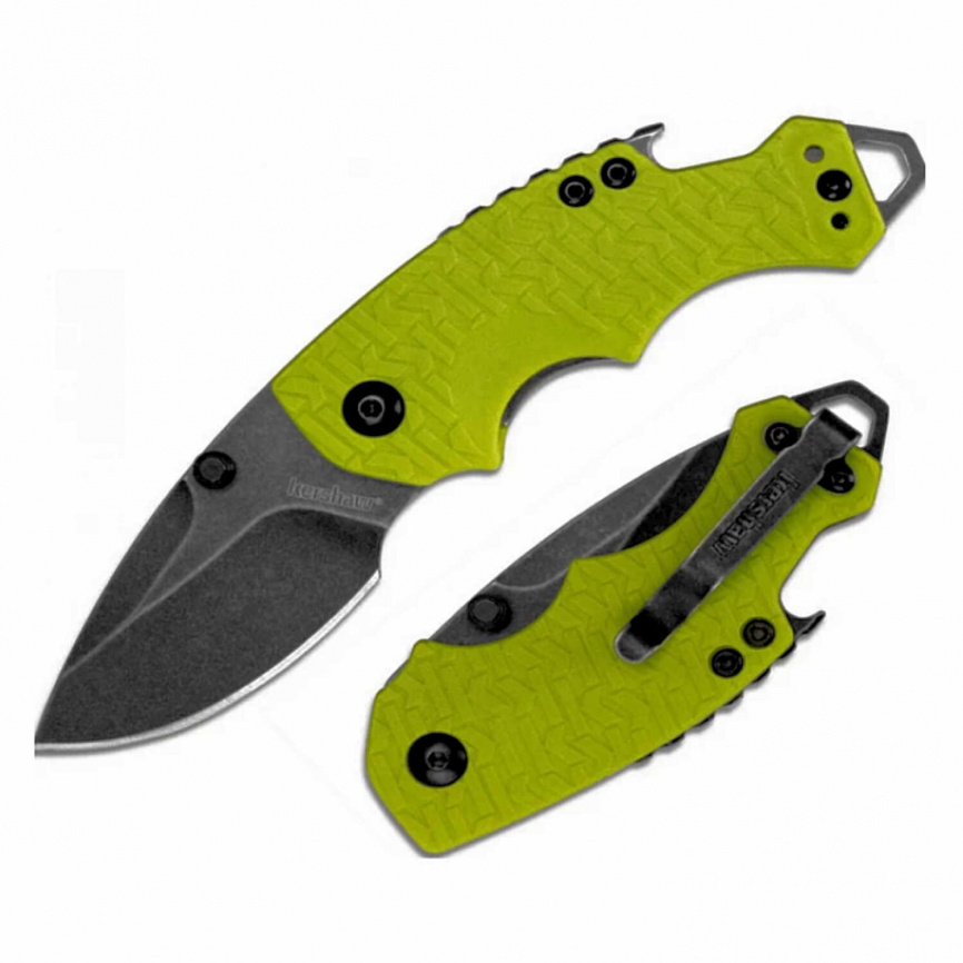 Нож складной Kershaw Shuffle 8700LIMEBW, 60 мм, зелёный фото 3