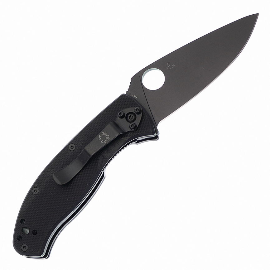 Нож складной Spyderco Tenacious Lightweight 122PBBK, 86 мм, черный фото 2